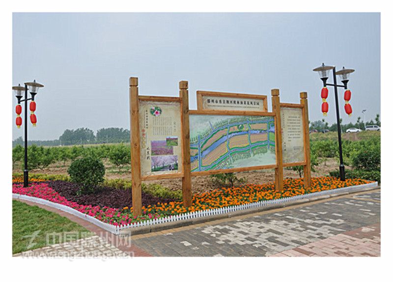 秀美荆河—万亩桃园广场规划效果图