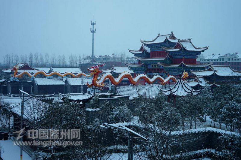 洪绪镇:龙园雪景美如画