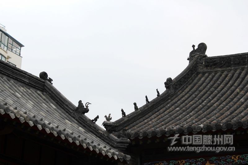 古建筑特色--屋脊上的蹲兽