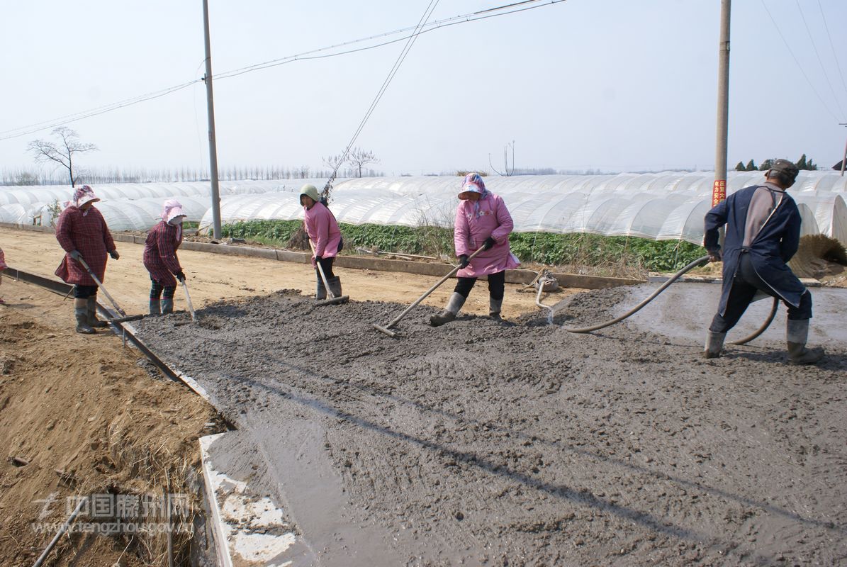 高标准的村级道路硬化